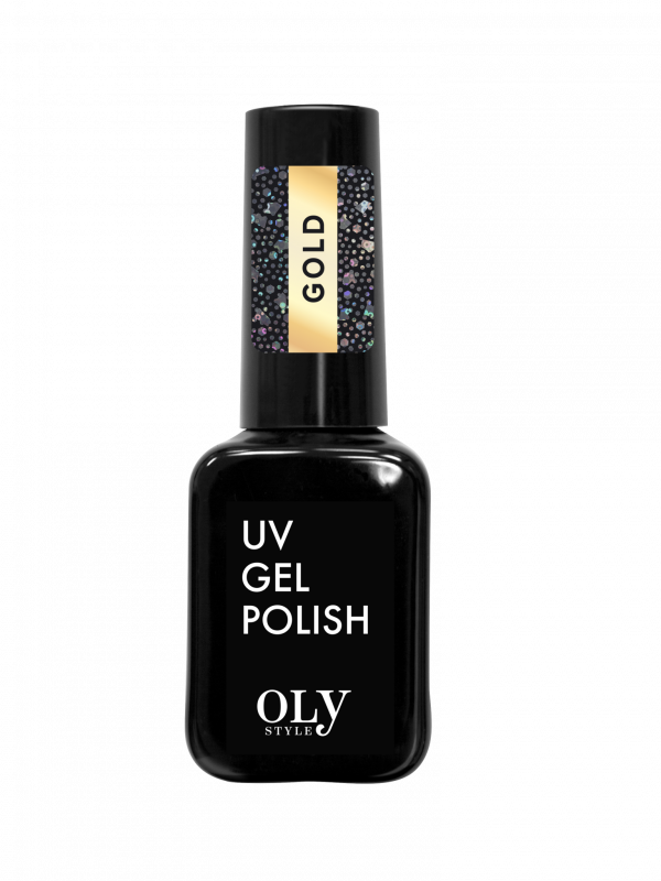 OLYSTYLE Non-tacky Glitter Top Coat tone 03 gold